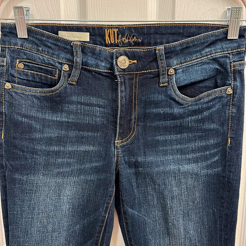 KUT Katy ankle straight Leg jeans - Picture 2 of 6